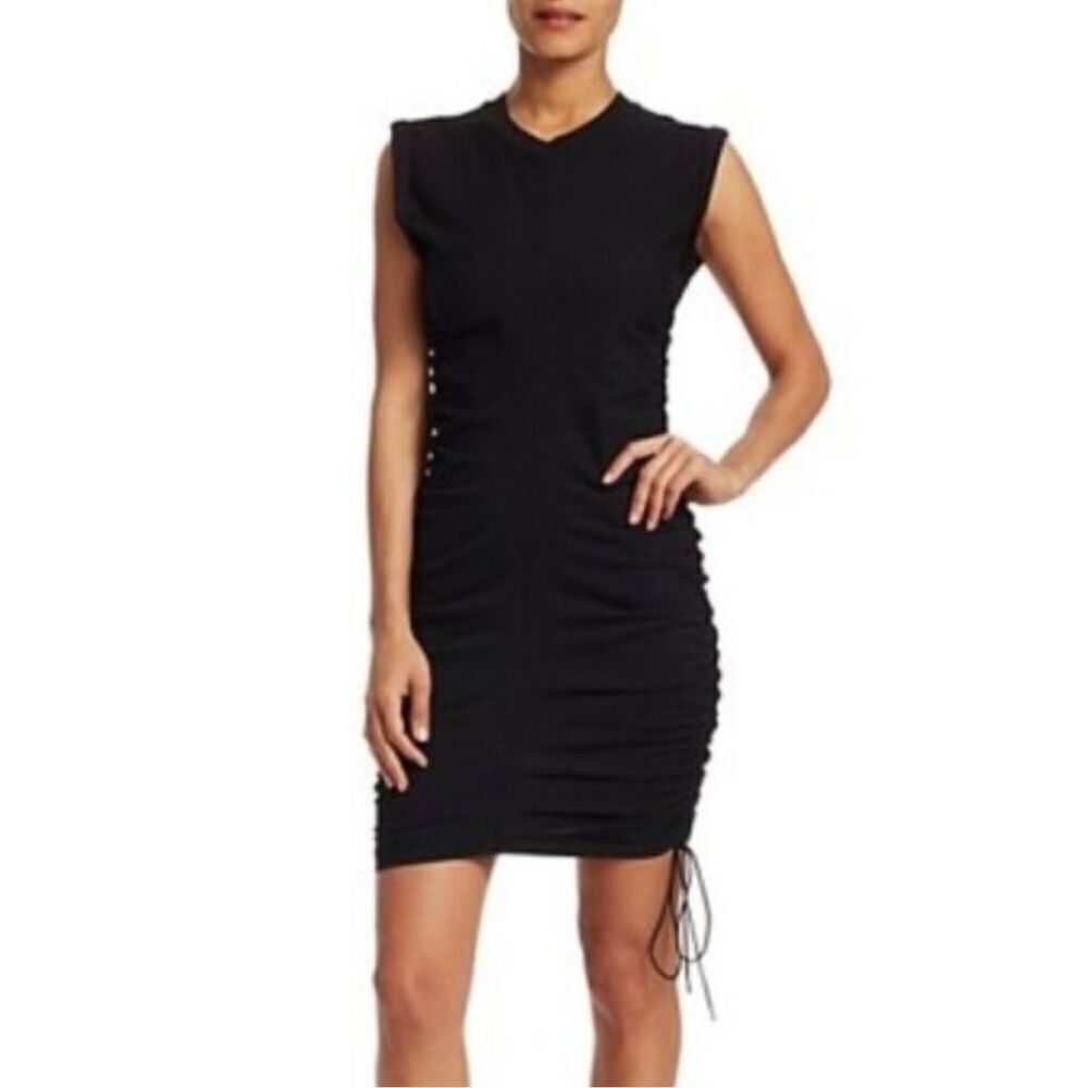 T By Alexander Wang Ruched Side Dress